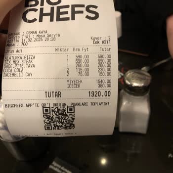 Anadolu Hisarı'ndaki Big Chef'te Hayal Kırıklığı