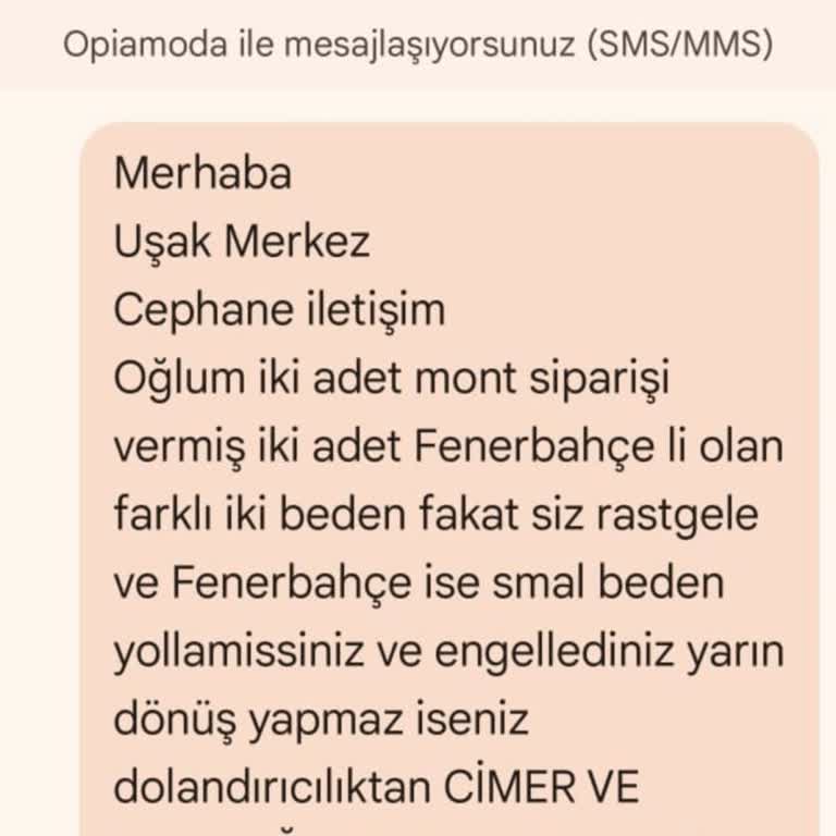 Yanlış Ürün Gönderimi Ve İletişim Sorunları