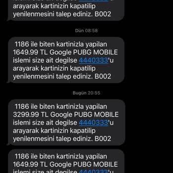 Yetkisiz PUBG Mobil Harcamaları Ve Müşteri Hizmetleri Çıkmazı