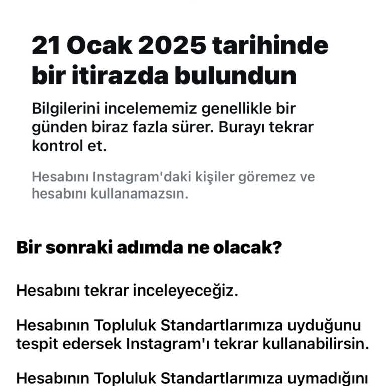 Instagram Hesabım Haksız Yere Kapatıldı!