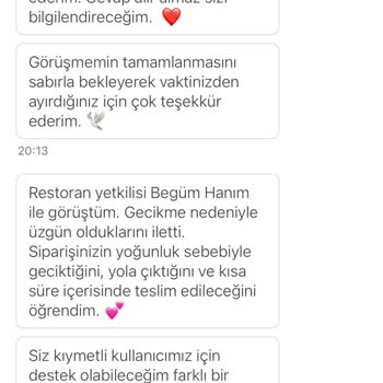 Zamanında Teslim Edilmeyen Sipariş Ve İlgisiz Restoran