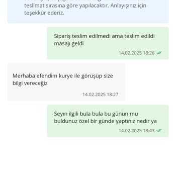 Özel Günde Teslimat Sorunu Ve İletişim Eksikliği