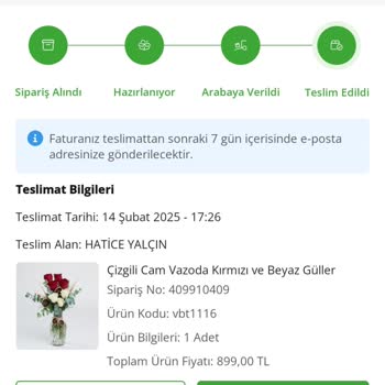 Özel Günde Teslimat Sorunu Ve İletişim Eksikliği