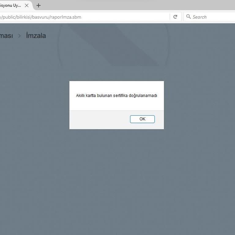 Kullanılamayan E-İmza İçin İade Talebim Reddedildi