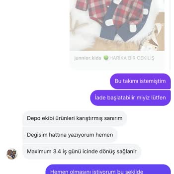 Yanlış Ve Defolu Ürün Gönderimi