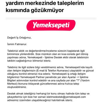 Yemeksepeti Kuryesiyle Çalışmayı Bırakamıyorum