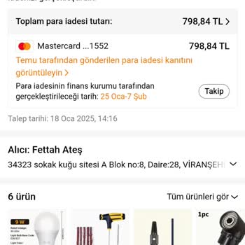 Temu'da İade Sorunu: Param Neden Hala Yatmadı?