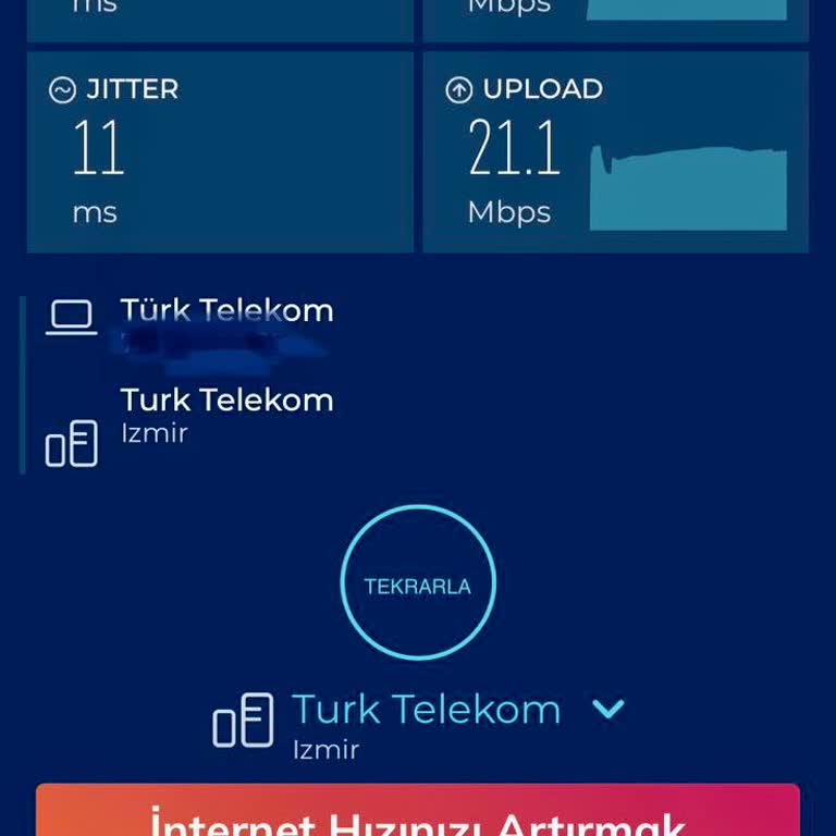 Türk Telekom'da Beklenen Hızın Altında İnternet Performansı
