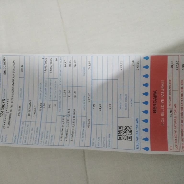 Fahiş Su Faturası Ve Atık Su Bedeli Sorunu