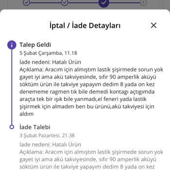N11 Üzerinden Aldığım Üründe İade Sorunu
