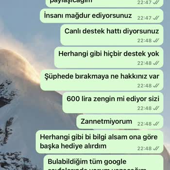 Sipariş Verdim, Bilgi Alamıyorum