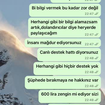 Sipariş Verdim, Bilgi Alamıyorum