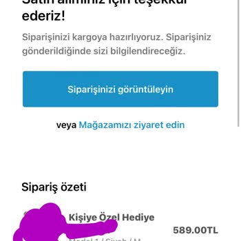 Sipariş Verdim, Bilgi Alamıyorum