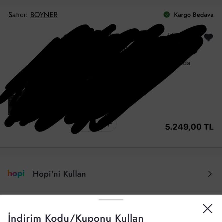 Boyner'de İndirim Kuponu Kullanım Sorunu