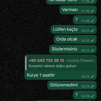 Zamanında Teslim Edilmeyen Çiçek Siparişi Hayal Kırıklığı