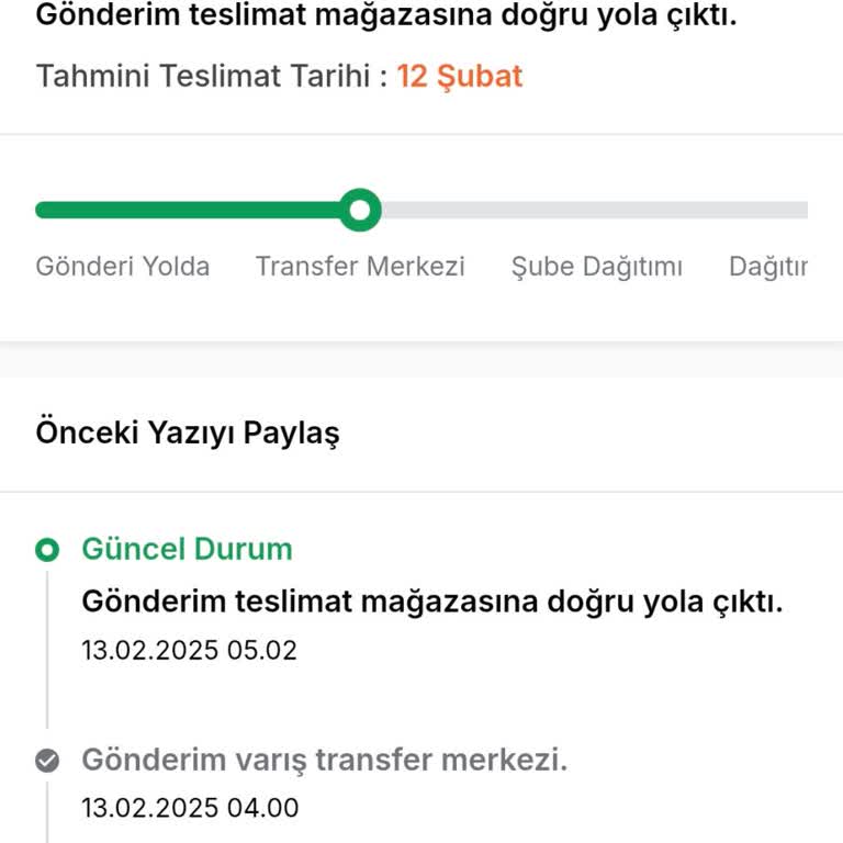 Sürat Kargo İle Teslimat Sorunu