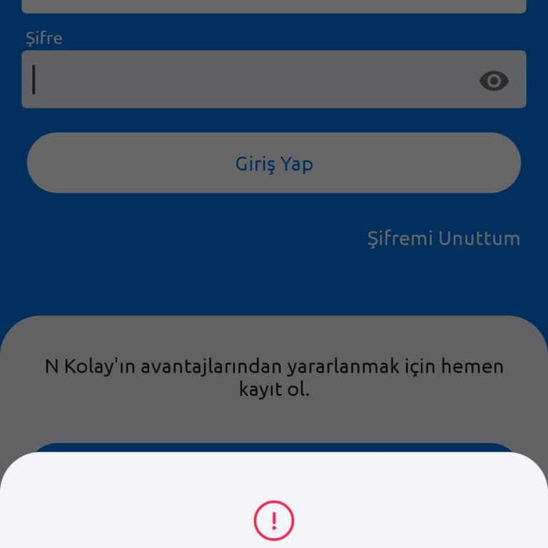 Mobil Uygulama Erişim Sorunu