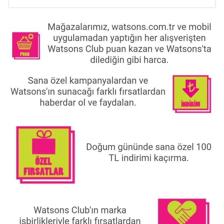 Watsons Doğum Günü Kampanyası Hayal Kırıklığı