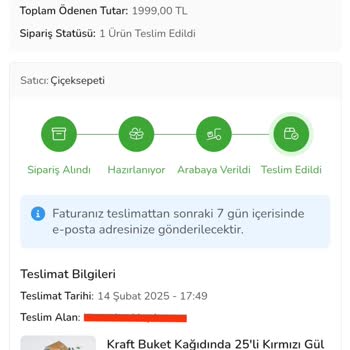 Sevgililer Günü Siparişi Teslim Edilmedi: Çiçek Sepeti Hayal Kırıklığı
