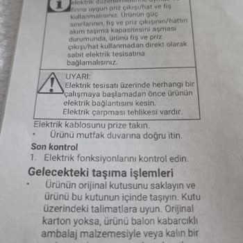 Mini Fırın Buhar Problemi Ve Duvar Hasarı