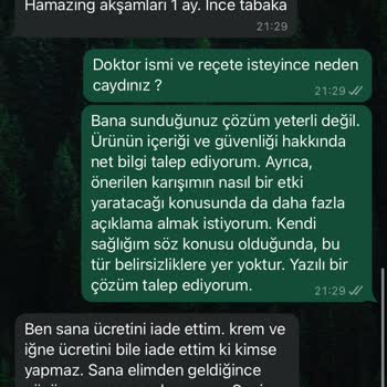 Yanlış Epilasyon Sonucu Kalıcı Yanık Ve İlgisizlik