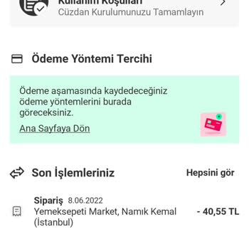 Yemek Sepeti'nden İzinsiz Para Çekimi