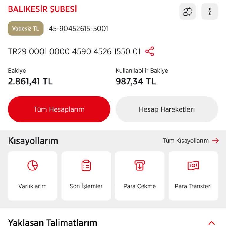 Ziraat Bankası'ndan Bakiye Çekememe Sorunu