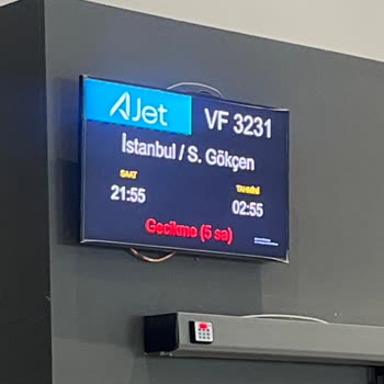Uçak Rötarı Ve Belirsizlikle Geçen Uzun Saatler