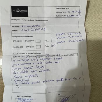 Er Karavan İle Yaşanan Büyük Hayal Kırıklığı