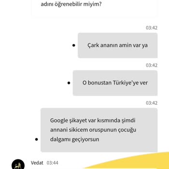 Canlı Destek Ve Bonus Sorunları