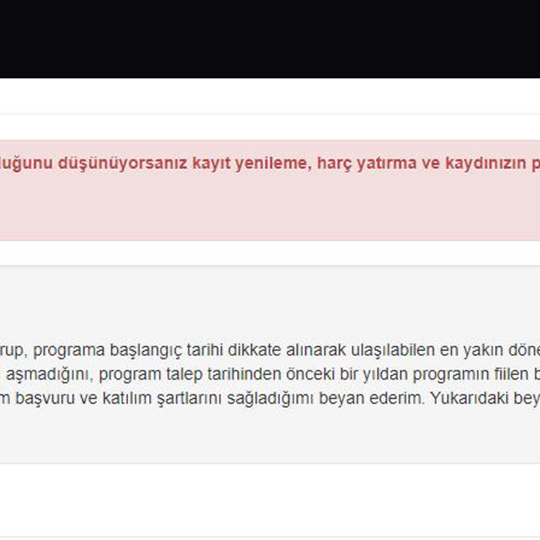 İŞKUR Başvurusunda Öğrenci Bilgisi Hatası