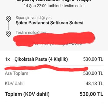 Yanlış Pasta, Yanlış Tavır!