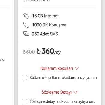 Vodafone'dan Sürekli Artan Fiyatlar Ve Yetersiz Çekim Gücü