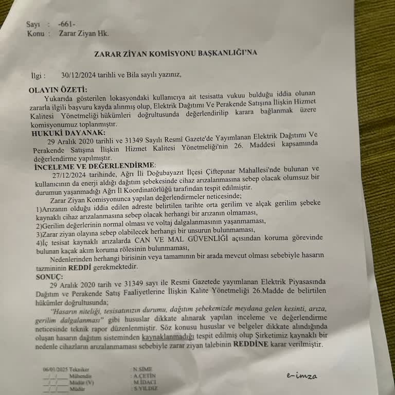 Aras Elektrik'in Yüksek Voltaj Mağduriyeti