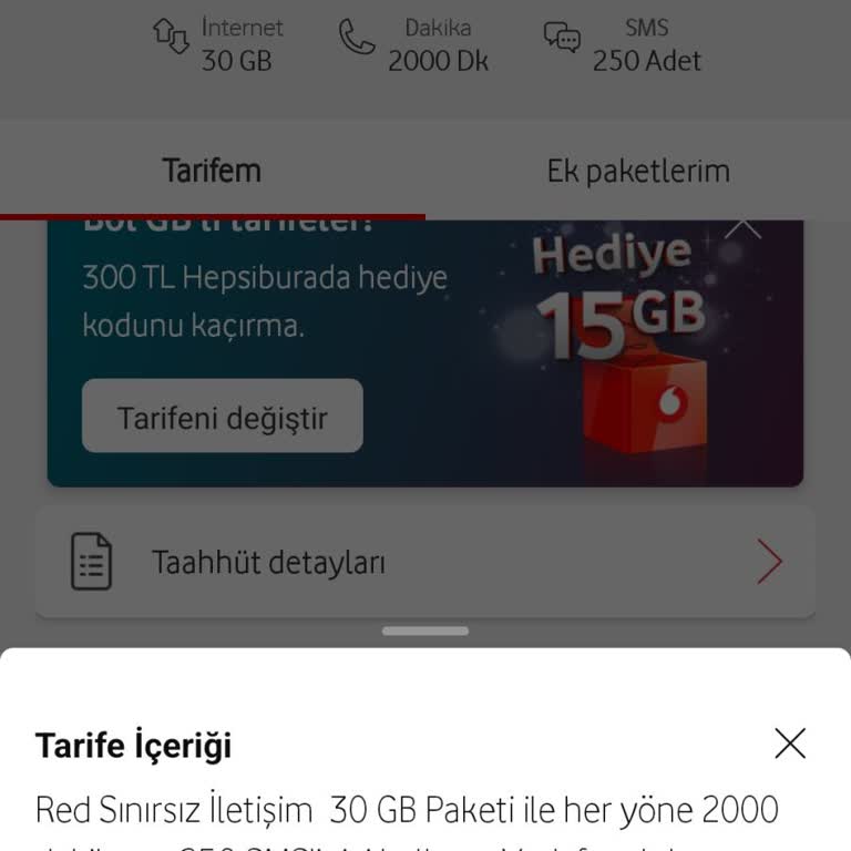 Vodafone Paket İçeriği Ve Müşteri Hizmetleri Çelişkisi