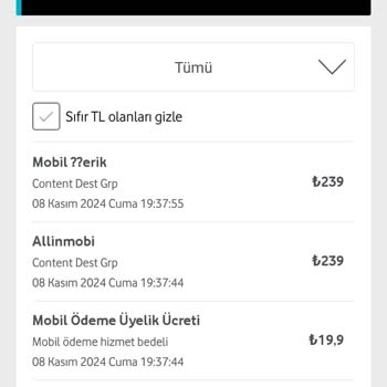Vodafone'dan Dijital Eğlence Ücretlendirmesi Mağduriyeti