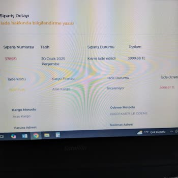 Loft'tan İade Ücreti Sorunu