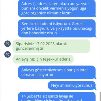 Taze Çiçek'ten Teslim Edilmeyen Sipariş Ve İade Sorunu