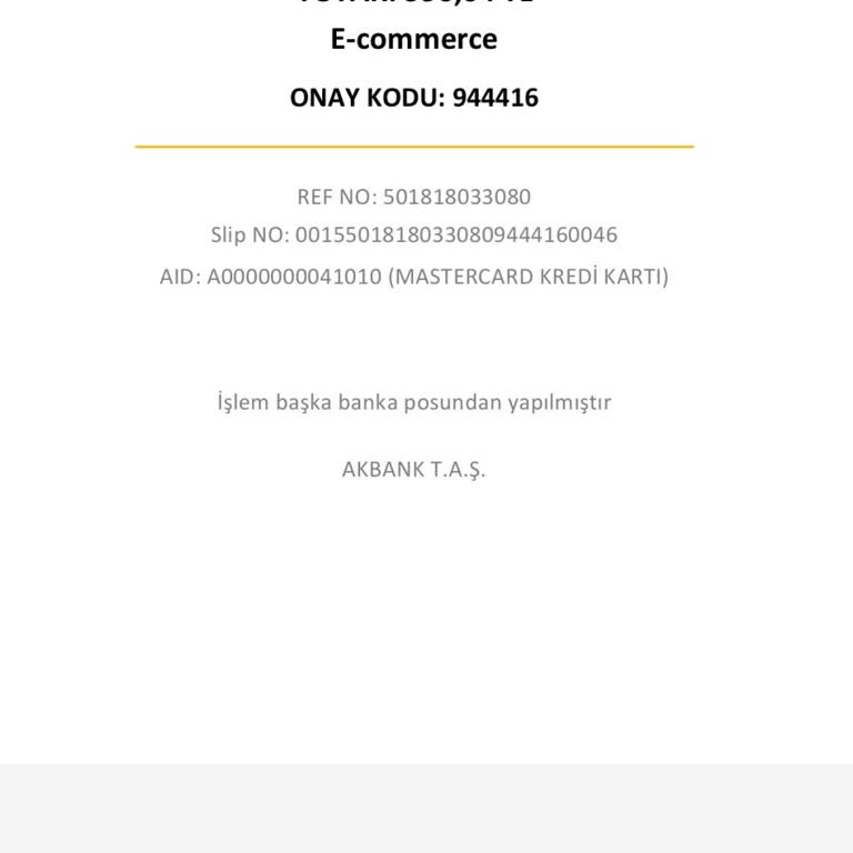 Hatalı Ürün Ücreti Kesintisi