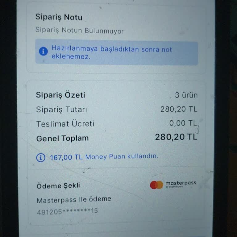 İptal Edilen Alışverişin İadesi Yapılmıyor