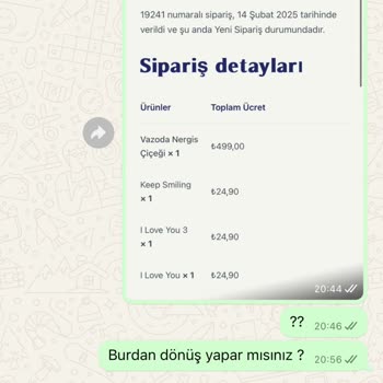 Hızlı Çiçek'te Teslimat Sorunu Ve İletişim Eksikliği
