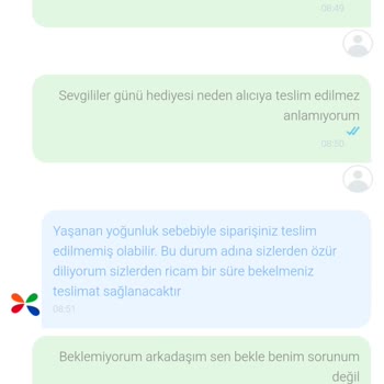 Yanlış Teslimat Ve Yetersiz Müşteri Hizmetleri