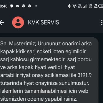 KVK Servis Ücretleri Ve Garanti Kapsamı Sorunu