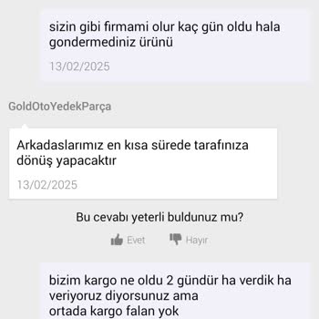 Siparişim Sürekli Erteleniyor Ve Yanıltılıyorum