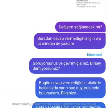 Yanlış Ürün Gönderimi Ve İletişim Sorunları