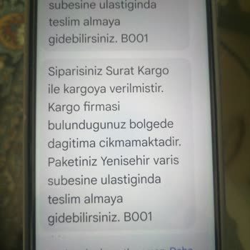 Sürat Kargo'nun Yetersiz Dağıtım Ağı Ve Müşteri Mağduriyeti