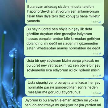 Sipariş Edilen Parça Gelmedi Ve Engellendim