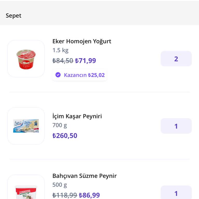 Getir'de İndirim Yanılsaması: Sepet Fiyatı Şoku