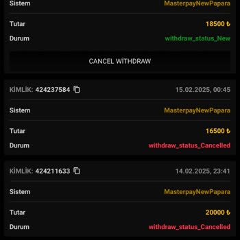 Kazandığım Parayı Çekemiyorum Destek Yok