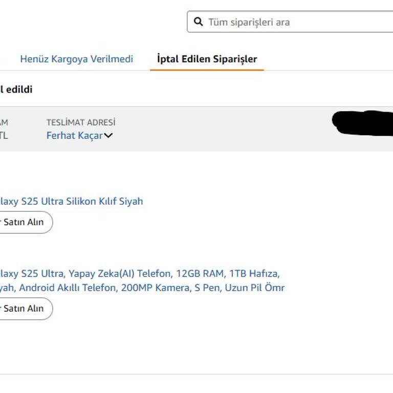 Amazon'dan İptal Şoku: Sipariş İptali Ve Yanlış Bilgilendirme